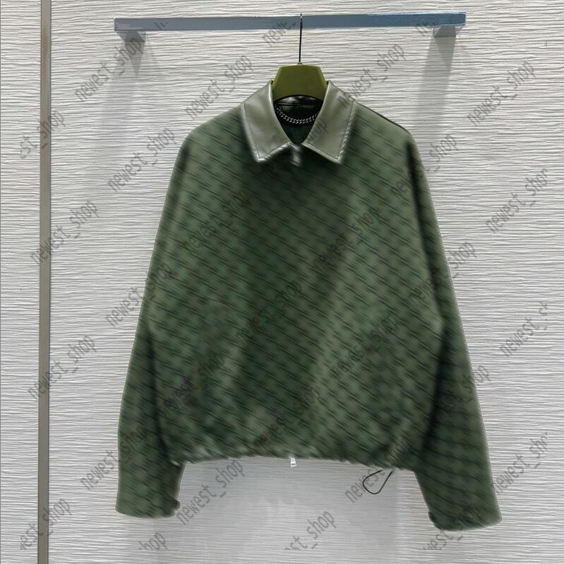 Autumn womens Jackets designers coat lady's double letter print jacket women long sleeved Collar zipper coat oversize Outerwear Clothing