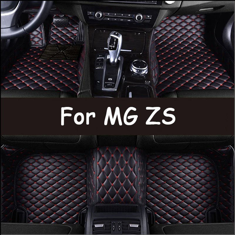 Non-hybrid Car Mats For MG ZS ZX ZST Astor ZS11 Crossover 2018 to 2022 Waterproof Floor Push Button handbrake Accessories