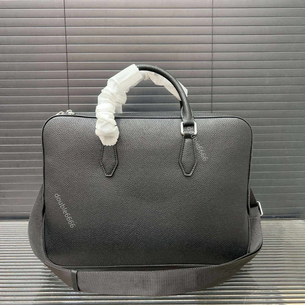 High Quality Men's Litchi leather Briefcase Designer Business Tote Bag Laptop Bag Large Capacity Man Crossbody Bag First Layer Cowhide messenger bag Commuter Bags