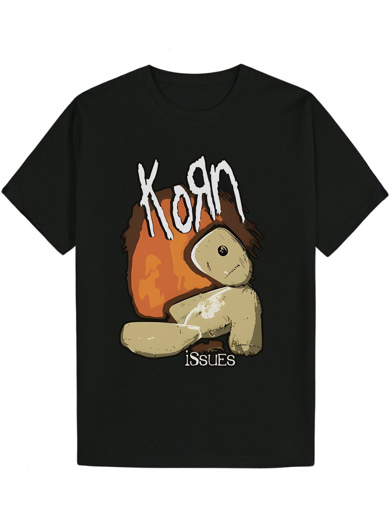 Men's Summer Casual Round Neck Polyester Portrait T-Shirt 777a8