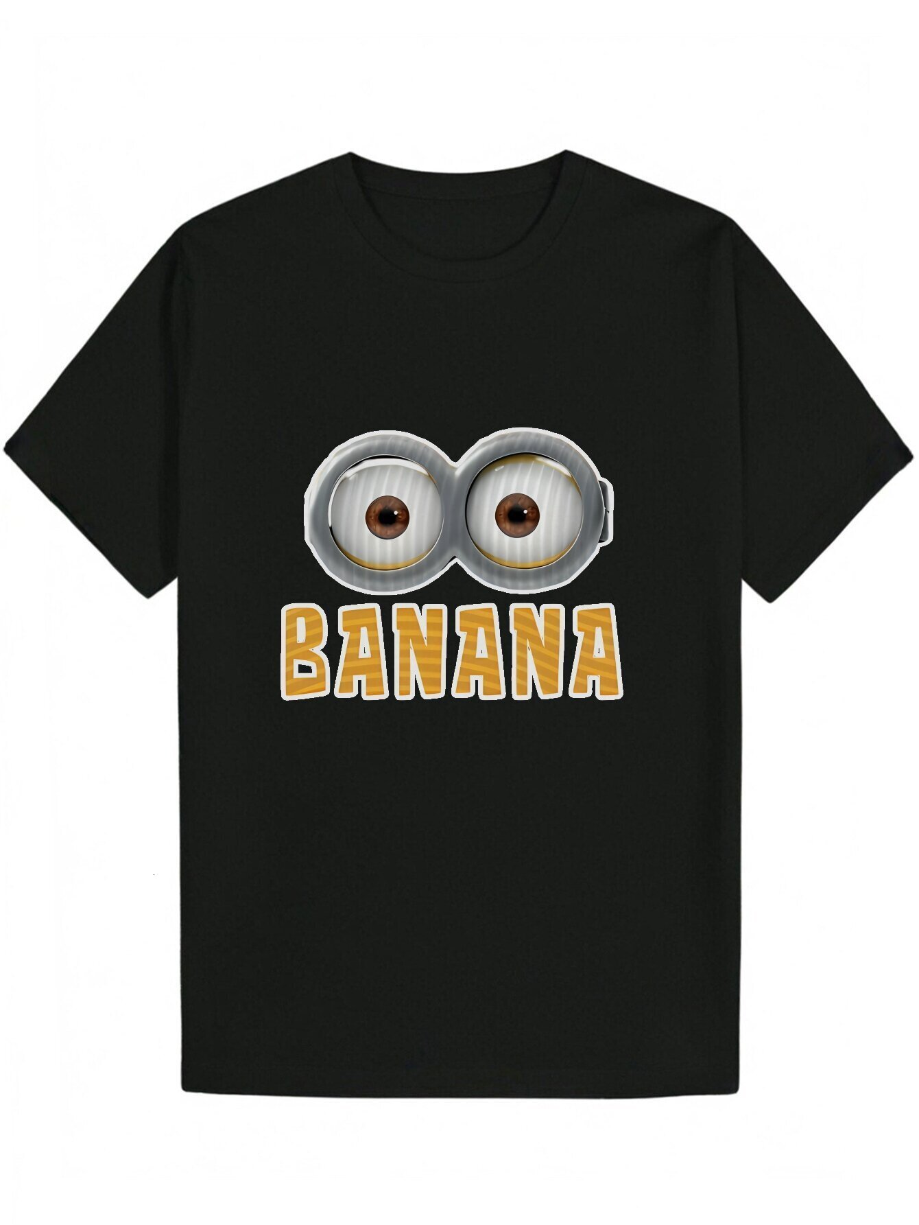 Men's Summer Casual Round Neck Polyester Pattern T-Shirt 66656