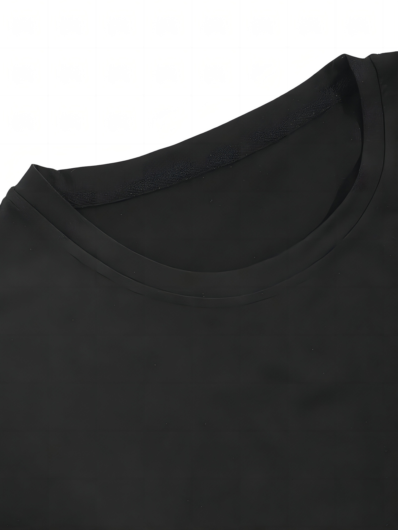 Men's Black Casual Pattern T-Shirt - and Crossed Swords Design with Red Star, Lightweight Polyester Crew Neck Summer Machine Washable Regular Fit