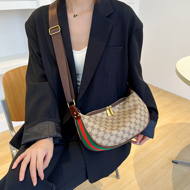 TB BHULAMTE Luxury Brand Designer Bag New Fashionable Women's Single Shoulder Bag Casual Versatile Mesh Crossbody Bag Large Capacity Water-Resist