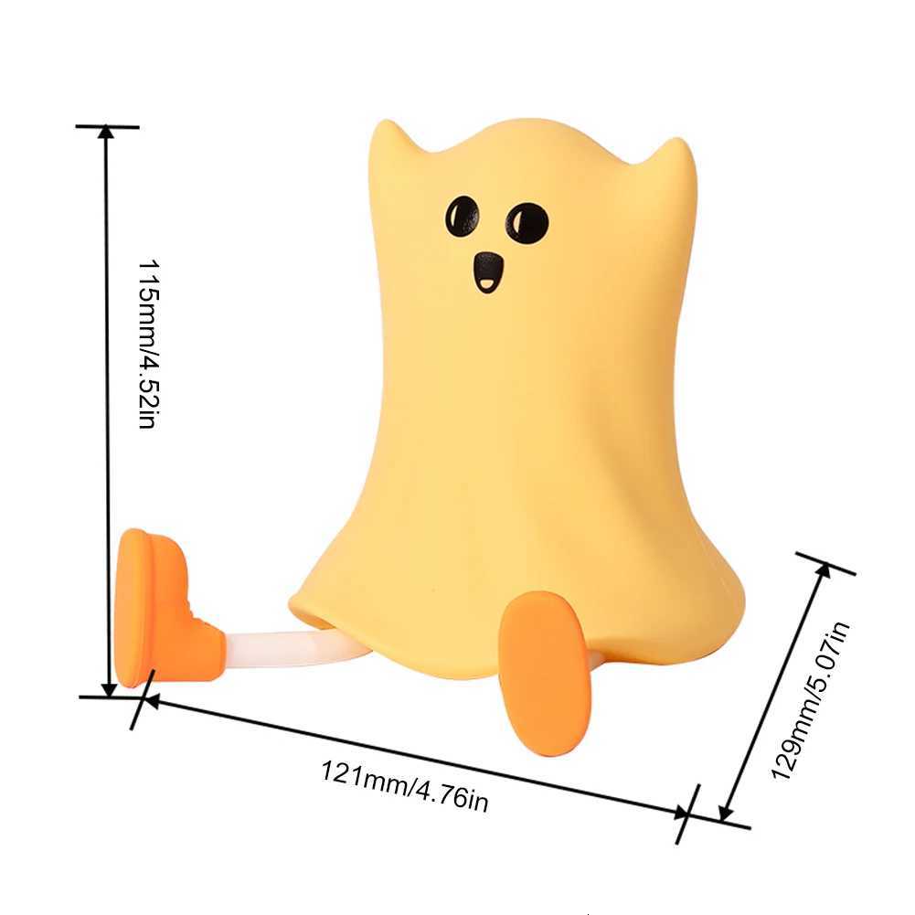 uthch Sensor Silicone LED Night Light Cute Pumpkin Ghost Mushroom Bedroom Lamps USB Rechargeable Dimmable Table Lamps Kids Gifts XJ250804