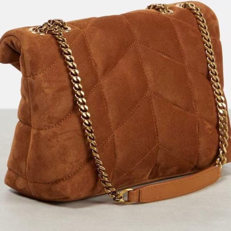 12a luxury bag shoulder bag designer bag tote bag double headed classic new denim Quilted suede style lamb leather bag has a soft and delicate touch Size: 29x17x11cm