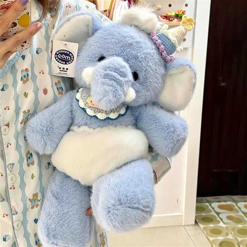 35/45cm Kaii Cute Elephant Wear Paper Diaper Plush Toys Soft Cfy Fluffy Plushies Soothing Baby Appease Doll Y250805 Y260128