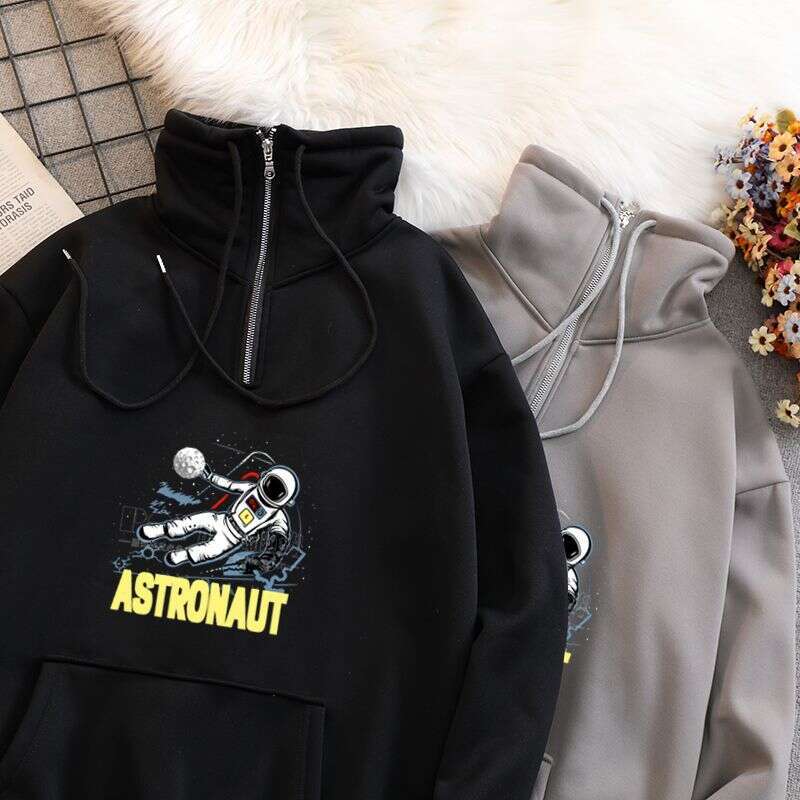 2023 New Half-Zipper Stand-Collar Sport Pullover Men's Fall Casual Fashion Jersey Trend