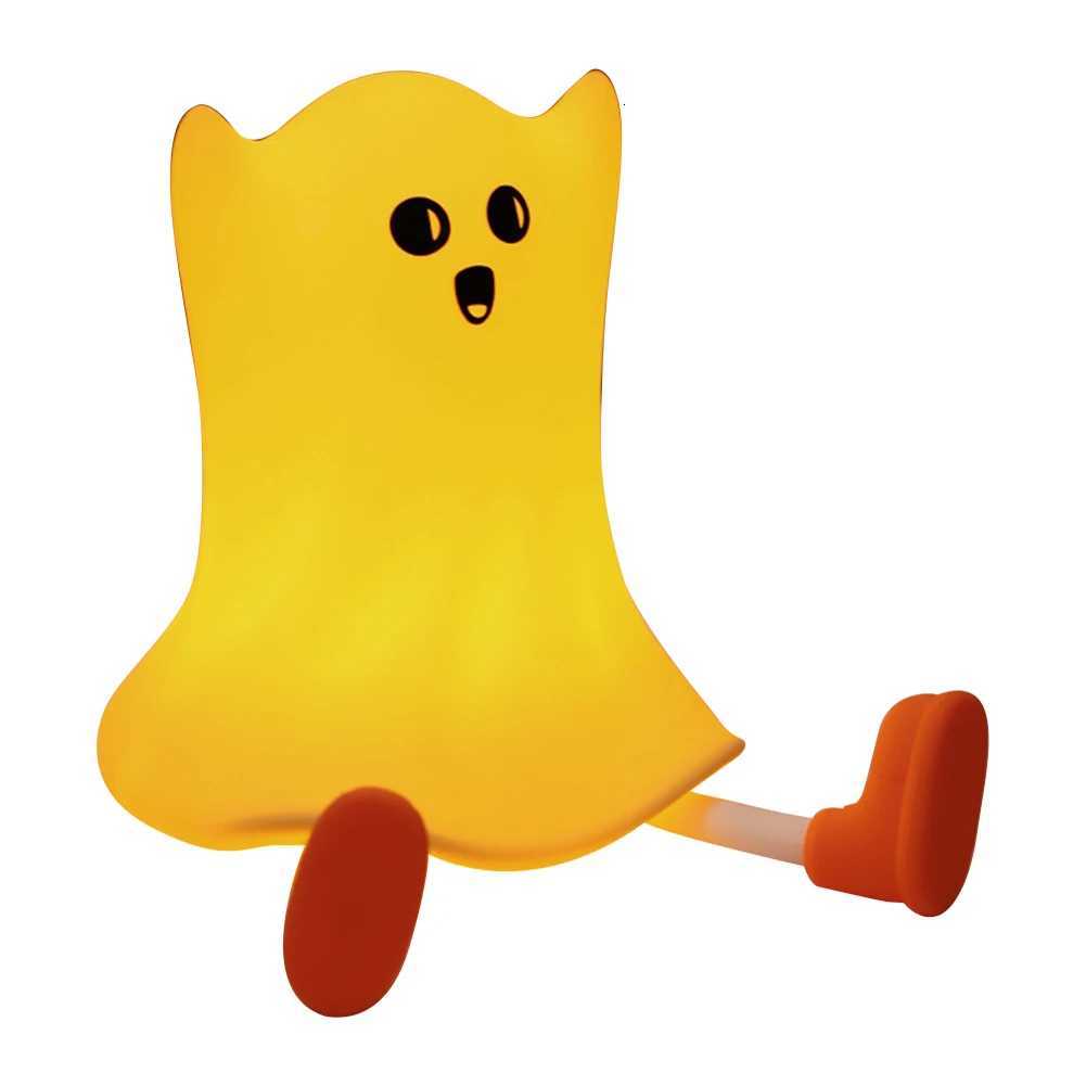 500mAh Battery Touch Sensor Lamp Cartoon Pumpkin LED Night Light USB Rechargeable Dimmable Silicone LED Kawaii Lamp Touch SwitchXJ250804