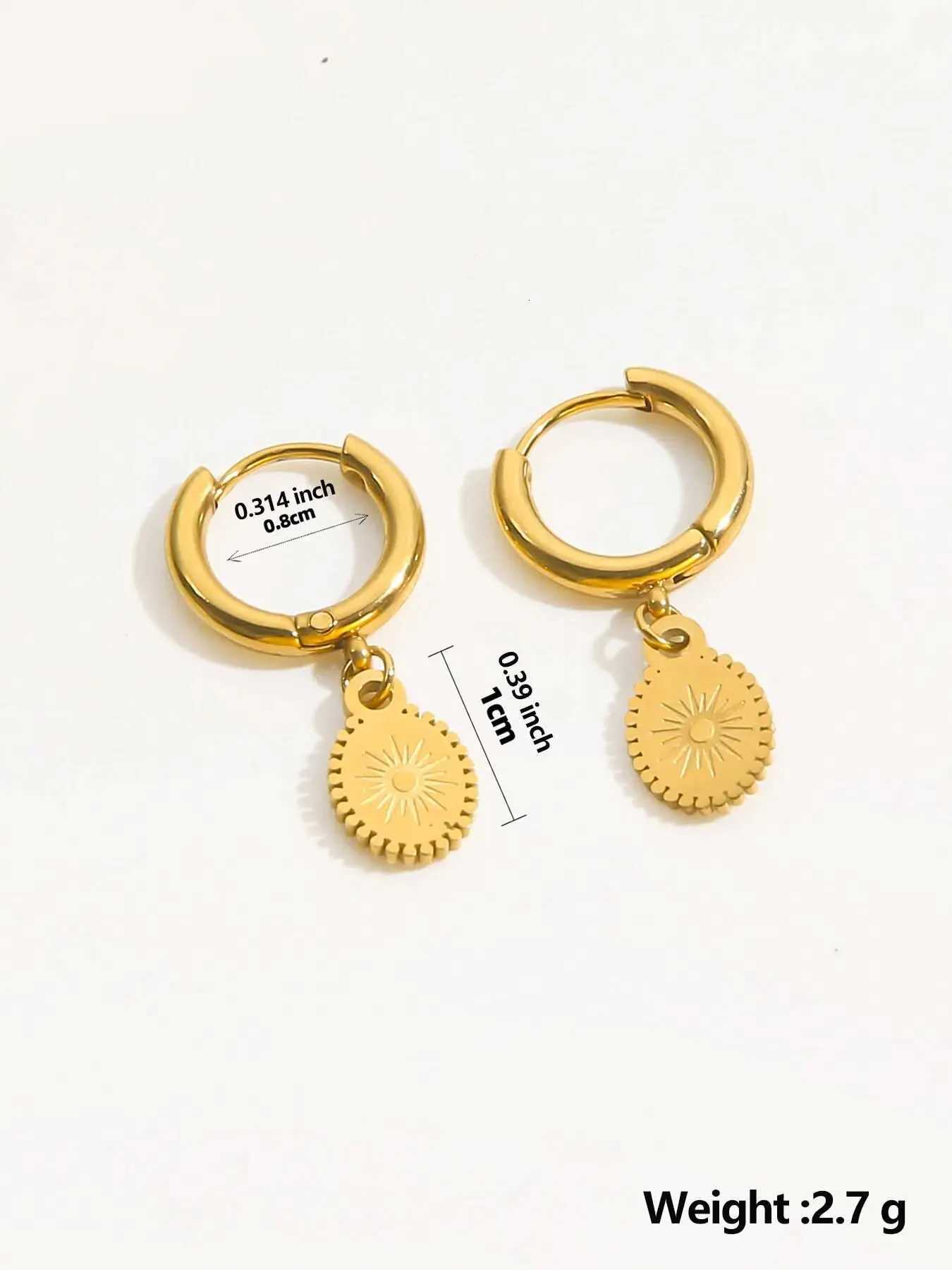 Stainless Steel Non-Tarnish Starlight Minimalist Earrings Cute Design for Women Gift Y250804