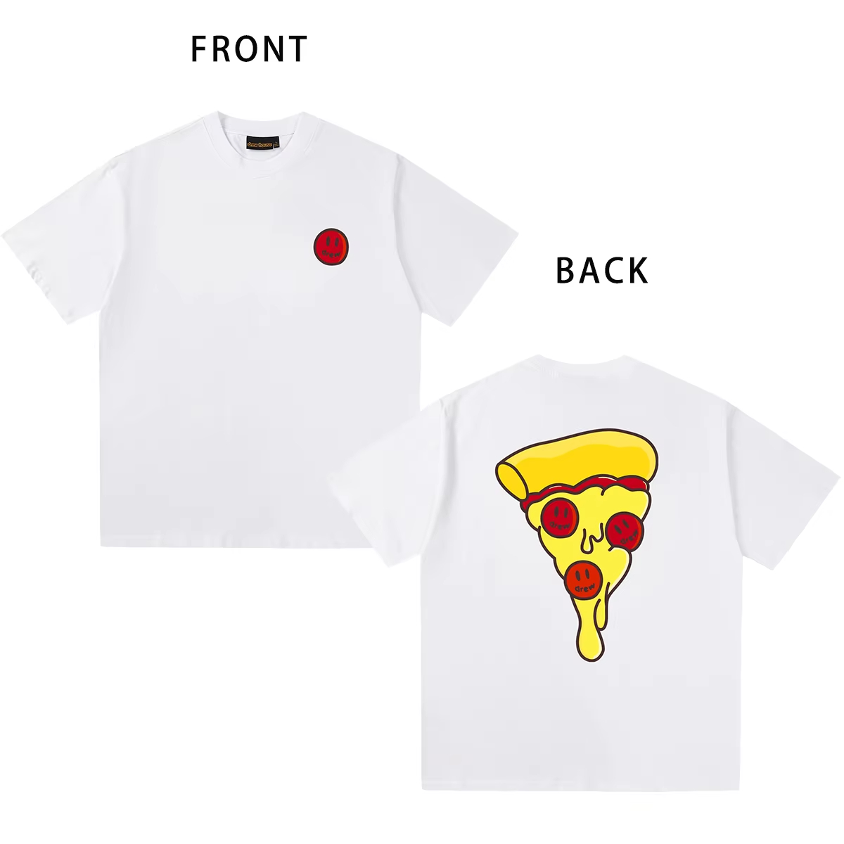 DREW HOUSE Designer luxury Hot Sale Mens Clothing multiple styles T shirt men's and women's printed loose short sleeve T-shirt