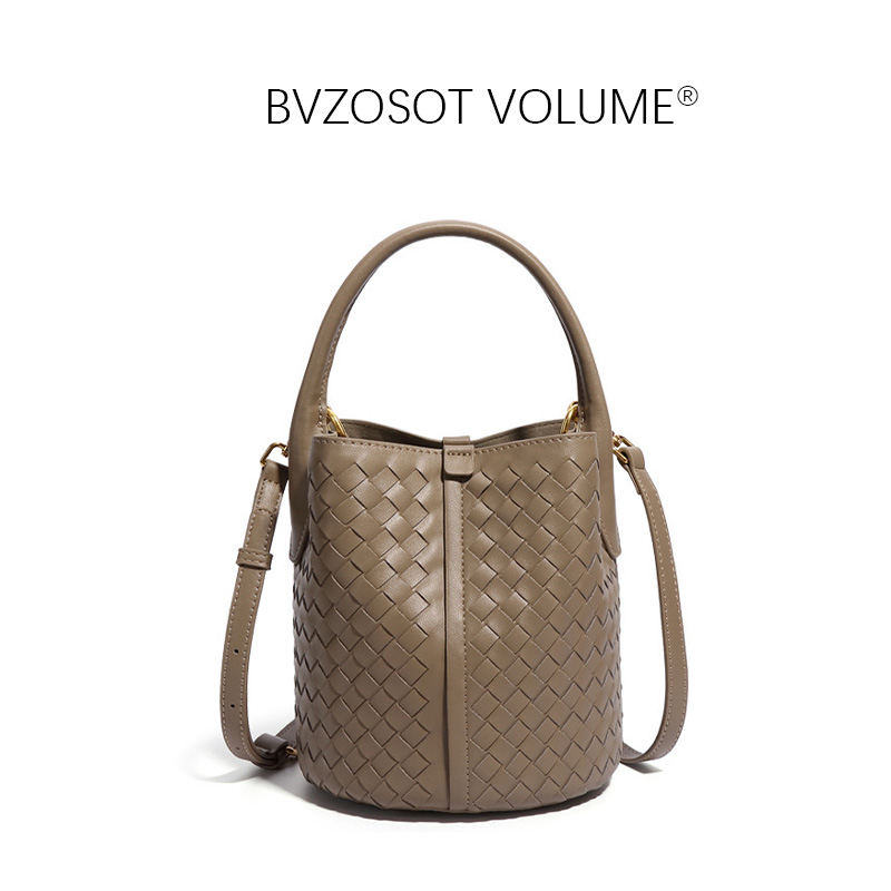 2025 Hand Woven Trendy Handbag Fashionable And Casual Single Shoulder Cross Body For Women The Style Bucket Bag With A Sense Of High - End