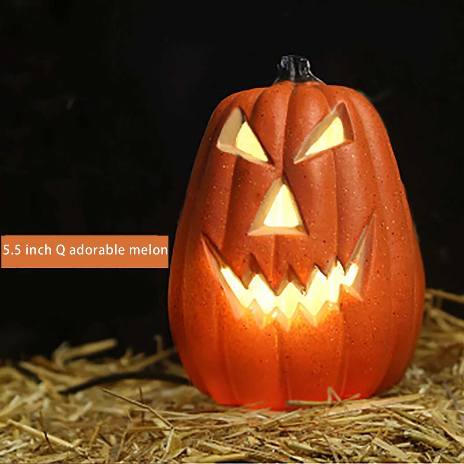 Halloween LED Pumpkin Decoration Halloween Light Warm Light Pumpkin Lantern Lamp for Home Party Supplies Room Decoration PropsXJ250804