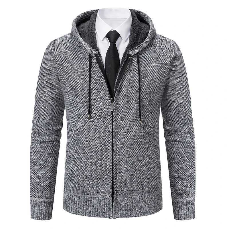Vintage Knitted Cardigan Jacket Men Winter Casual Sweaters Long Sleeve Turn-down Collar Sweater Coats Autumn Fashion OuterwearXJ250805