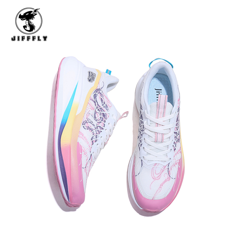 Jifffly Men's Running Shoes - Fall/Winter Professional Training & Competition Shock Absorption Lightweight Sneakers JFY-6088