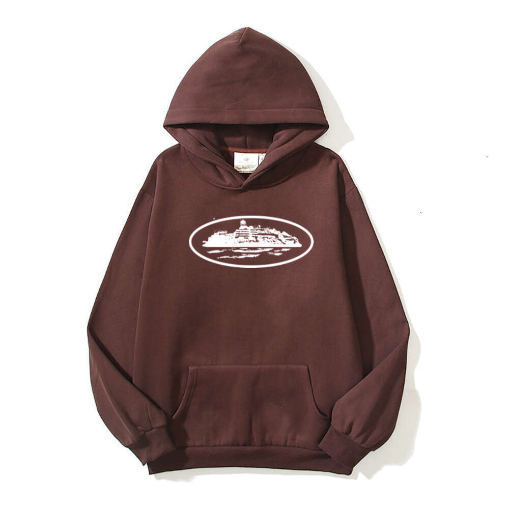 Devil's Island Hoodie Designer Iconic Alcatraz Prison Escape Hooded Sweatshirt Unisex Graphic Pullover Featuring Famous Demon Island Design Corteizly Hoody 5E0