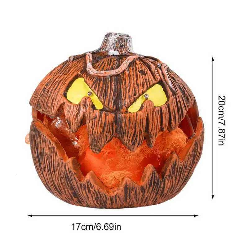 Halloween Gourd Pumpkin Lighting Halloween Gourd Jack-O-Lantern Decor Mouth Open Talking Halloween Pumpkin Lights For Indoor XJ250804
