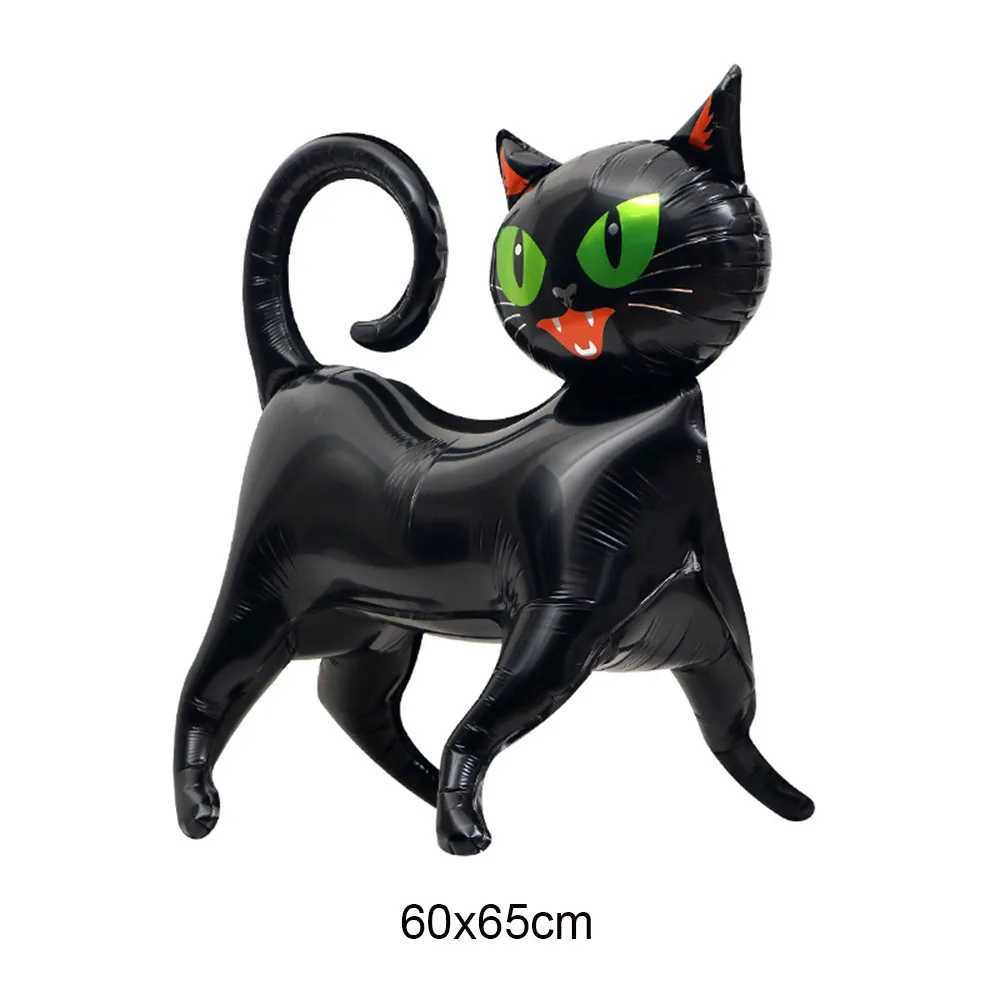 1pcs Halloween Decoration Inflatables Toys Black Cat Balloon Halloween Outdoor Lawn Decoration Garden Courtyard Prop Decoration X250805