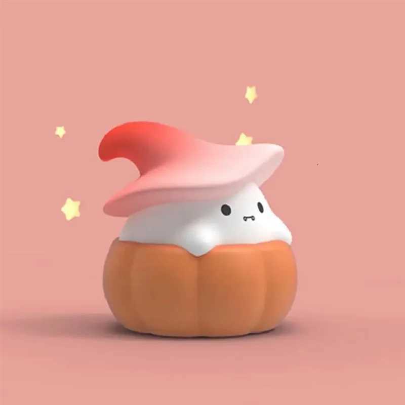 56X LED Pumpkin Ghost Silicone Lamp Silicone LED Light Nightlights USB Rechargeable Bedside Lamp For Offices Bedroom XJ250804