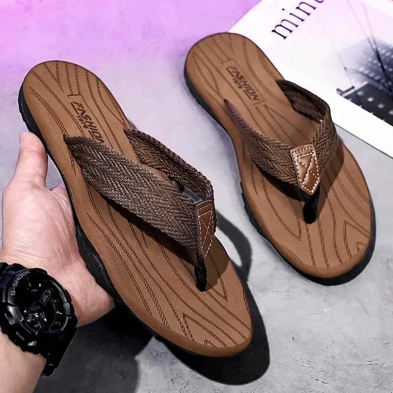Fashion Mens Sandals Outdoor Soft Summer Slippers Size 39-46 Jumpmore Shoes Men Flip Flops Luxury Sandals Slippers Slides Men W250805