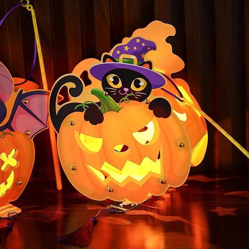 Halloween Lantern Material Package Ghost Pumpkin Lantern Accessories Party Yard Home Decoration Christmas GiftsXJ250804
