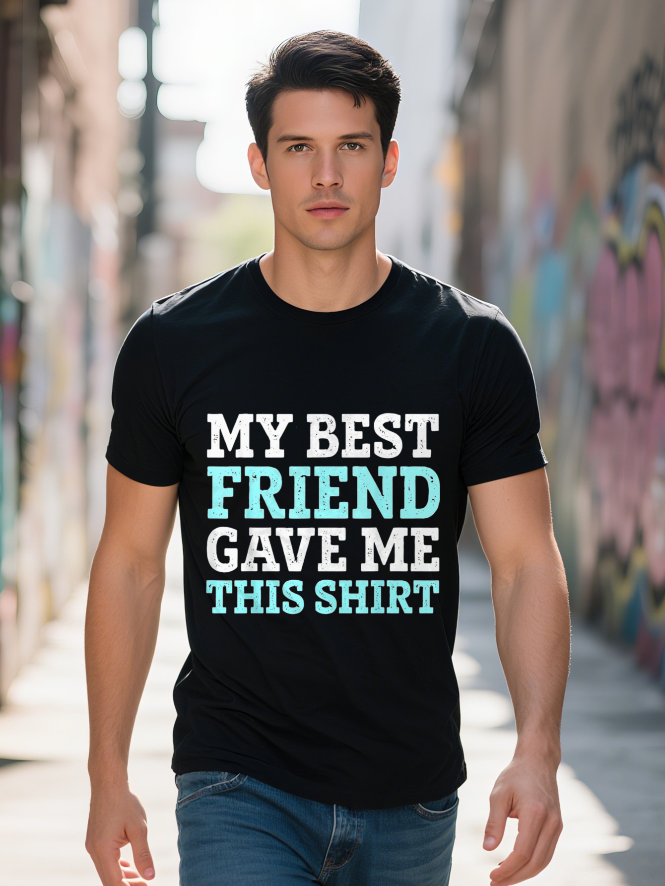 Men's Premium Cotton with Dollar Sign and Coin Design - Casual, Breathable Short Sleeve T-Shirt Suitable for All Seasons, 220g, Cryptocurrency, 0