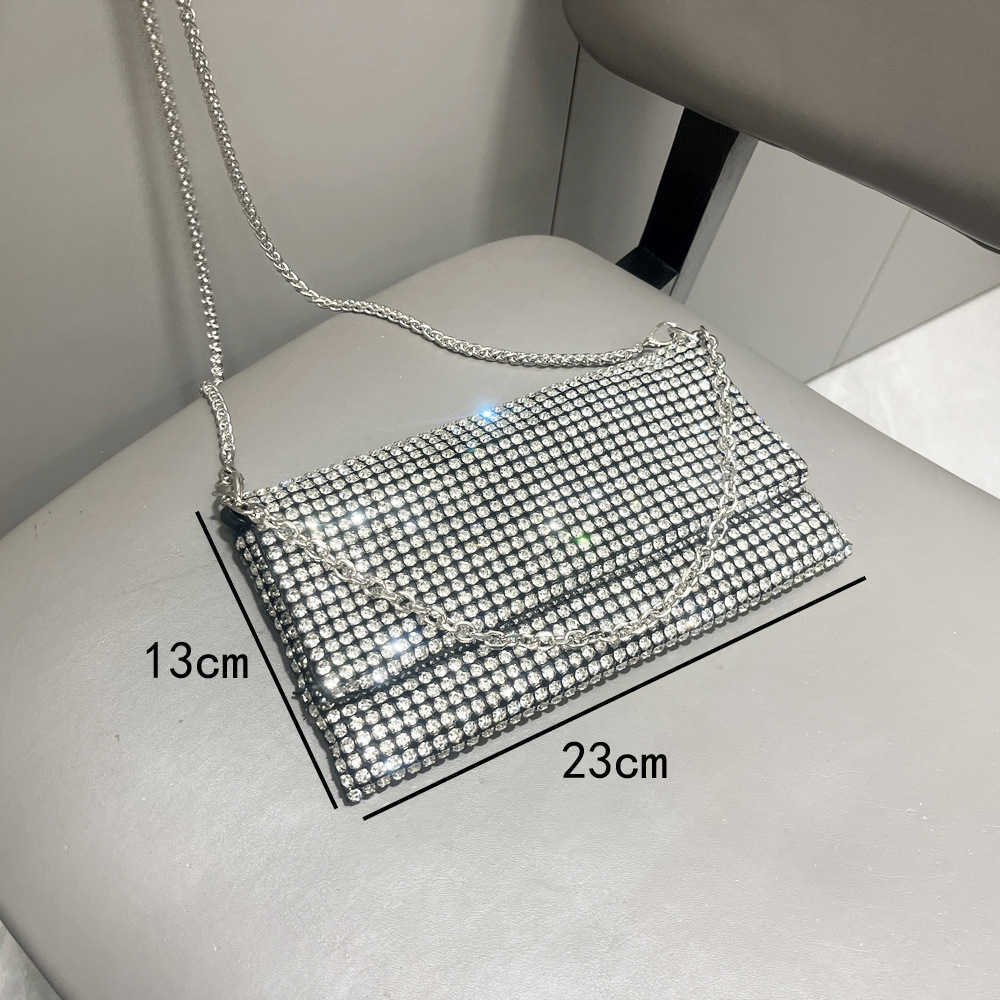 designer bag Women's bag shiny rhinestone handbag designer dinner bag chain bag mobile phone bag