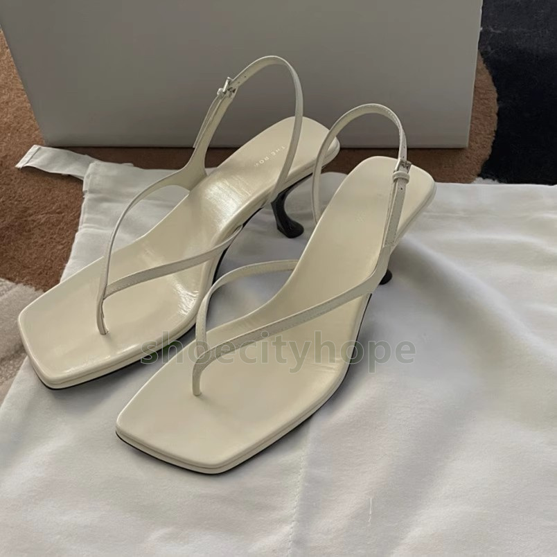 designer sandals women back strap high heel sandal fashion elegant sandale womens daily durable leather sandalen size 35-42