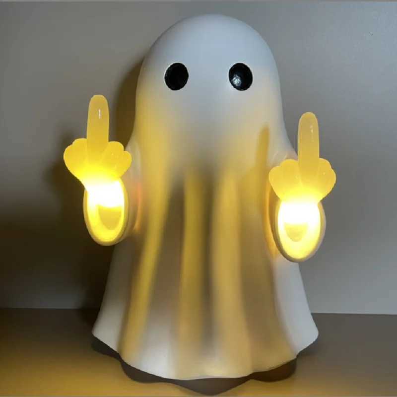 ute Ghost Reading Book Lamp Halloween Ghost Night Light ZD Ghost LED Reading Night Light Halloween Room Decor Lights Decoration XJ250804