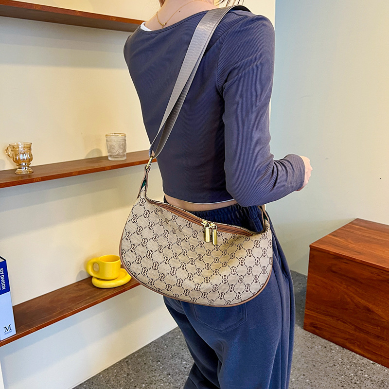 TB BHULAMTE Luxury Brand Designer Bag New Fashionable Women's Single Shoulder Bag Casual Versatile Mesh Crossbody Bag Large Capacity Water-Resist