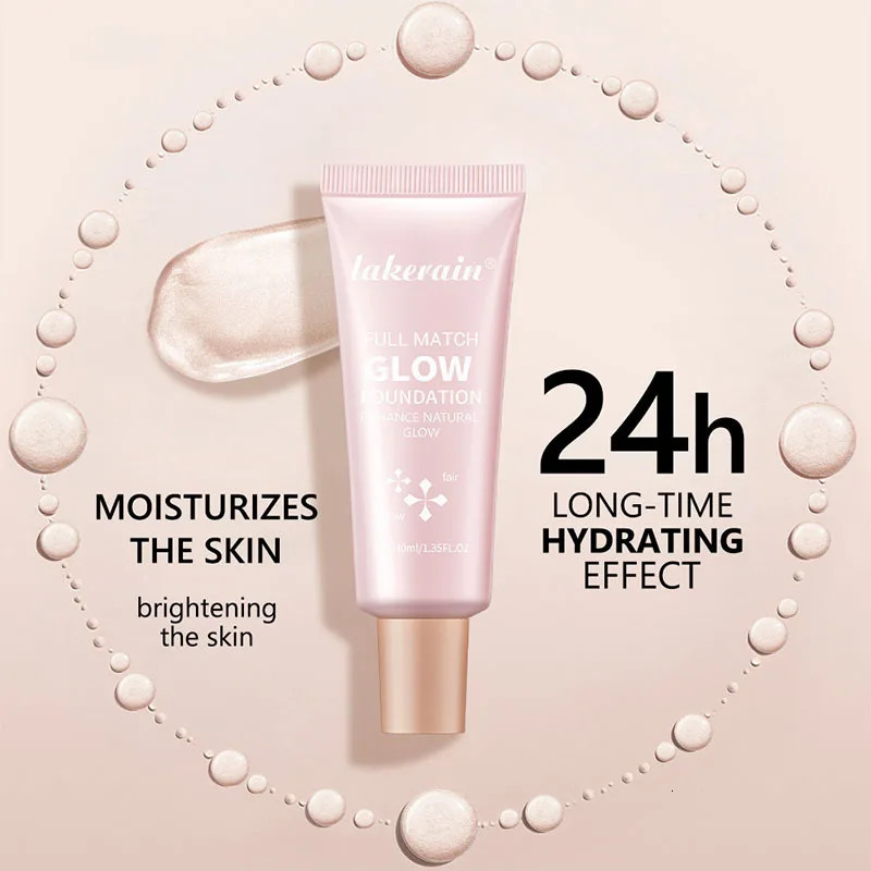 Gloss Liquid Foundation Lasting Concealer Full Coverage BB Cream Face Highlighter Corrector High Coverage Base Makeup Cosmetics 250801