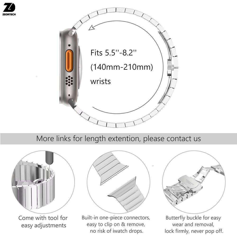 Apples watch Titanium Band Compatible with Ultra 2 49mm 42mm iWatch SE Series 10 Designer watch strap Exclusive for Successful Business Professionals