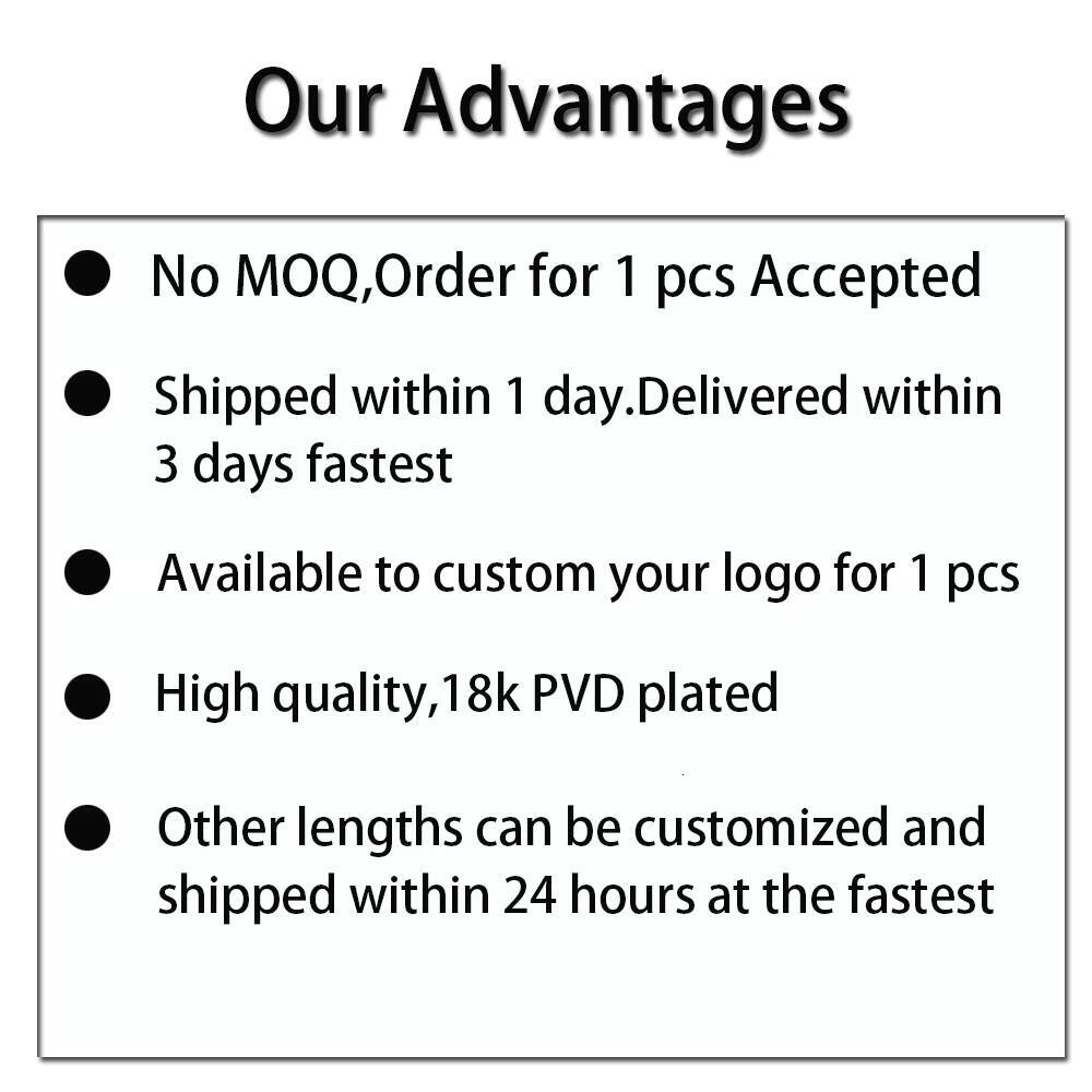 Men Necklace Stainless Steel Hip Hop 18k Gold Jewelry Necklace Cuban Link Chain