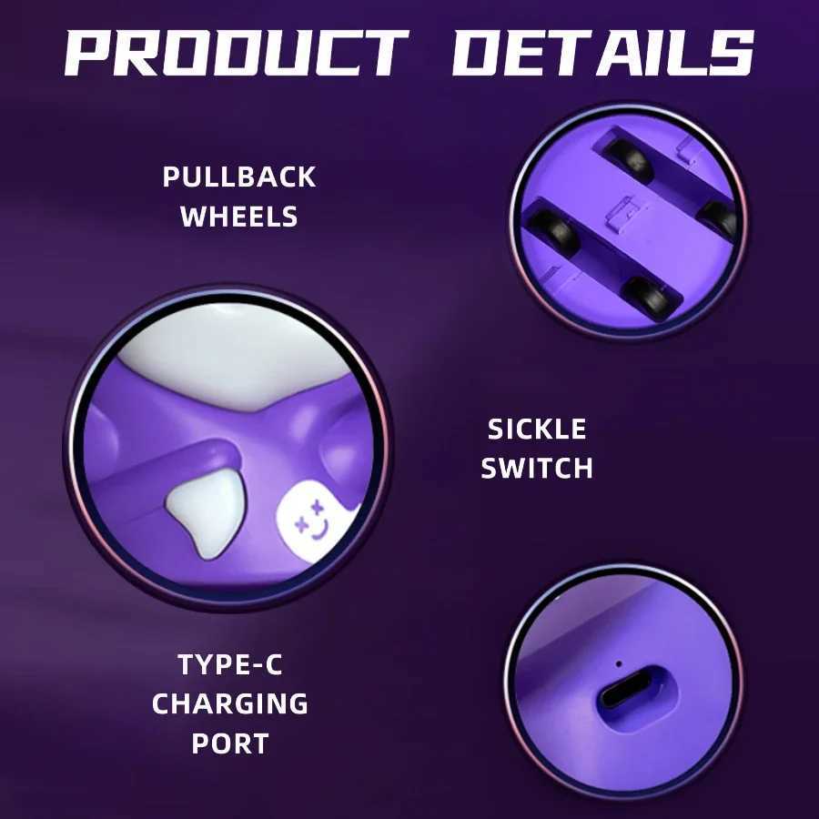 Halloween Ghost Night Light Rechargeable with 3 Color Adjustable Creative Lighting Ornaments for Kids Gift Festive Party Desk DecorXJ250804