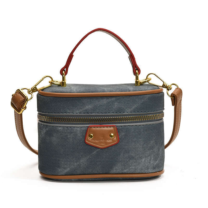 Children's Bucket for Girls, Crossbody Commuter Box Bag, High-End Niche Design, Women's Makeup Handbag, Trendy Small Bag