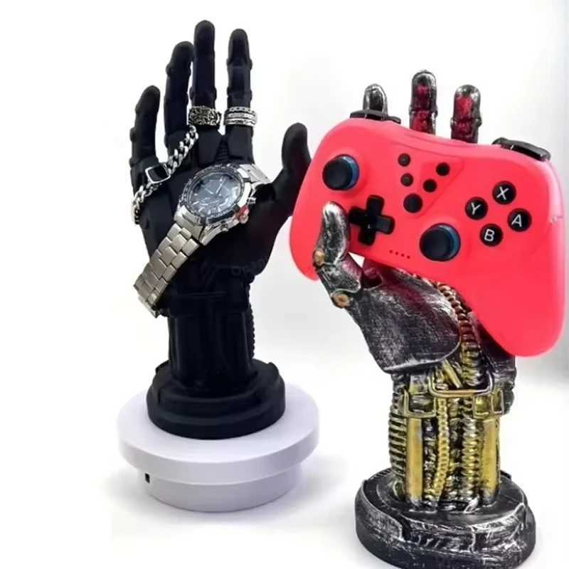 Desktop Mechanical Arm Gaming Controller Storage Holder Headphone Stand For SONY PS5 PS4 Gamepad Bracket AirPods Max Men Gifts Z250805