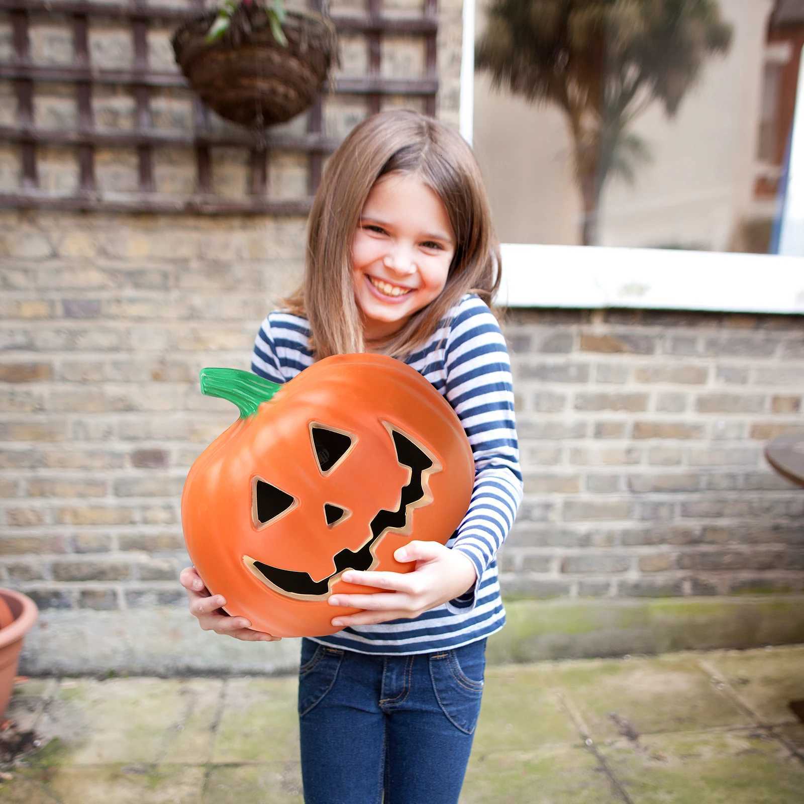 Halloo Decorative Lights Halloween Decorations Halloween Easter Face Funny Hallow Pumpkin Lights Decorate Holiday Decorations XJ250804