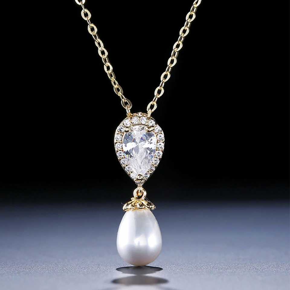 ZAKOL Brand Water Drop Simulated Pearl Dangle Earrings for Women Fashion Ladys Ear Accessory Wedding Engagement Party Jewelry Y250804