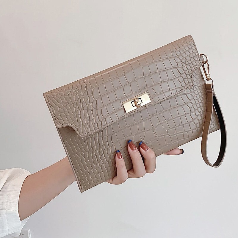 Luxury Brand Designer Bag 2023 Autumn Winter New Simple Clutch Bag Fashion Handheld Small Square Bag European And American Foreign Trade Women's 