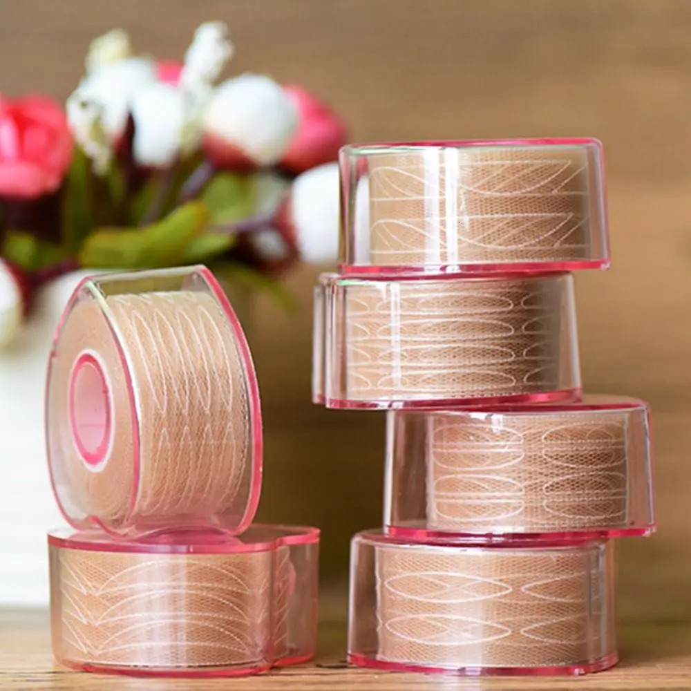 Strips Waterproof with Auxiliary Tool Makeup Tools Eyelid Tape Roll Lace Eyelid Sticker Mesh Eye Stickers Double Eyelid Tape 250731