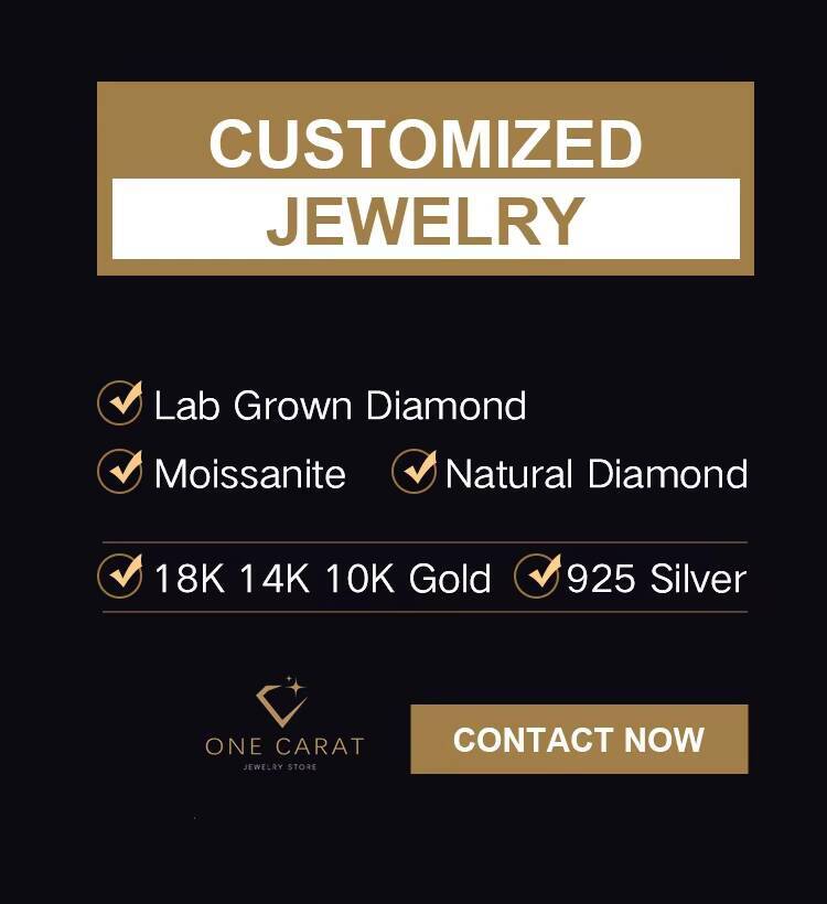 Customizable 10K 18K Gold Engagement Solitaire Ring 1CT 5CT Oval Cushion Cut VVS Moissanite/Lab Grown Diamond Engagement Ring