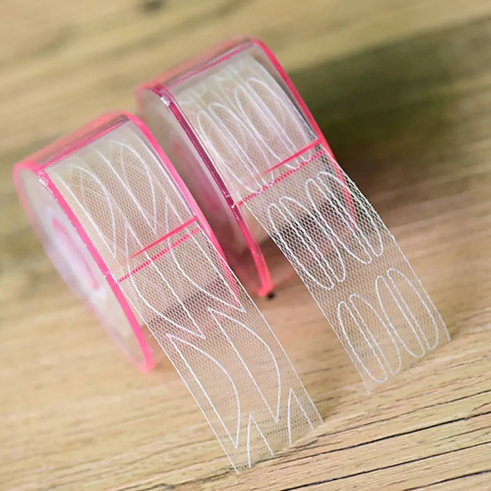 Strips Waterproof with Auxiliary Tool Makeup Tools Eyelid Tape Roll Lace Eyelid Sticker Mesh Eye Stickers Double Eyelid Tape 250731