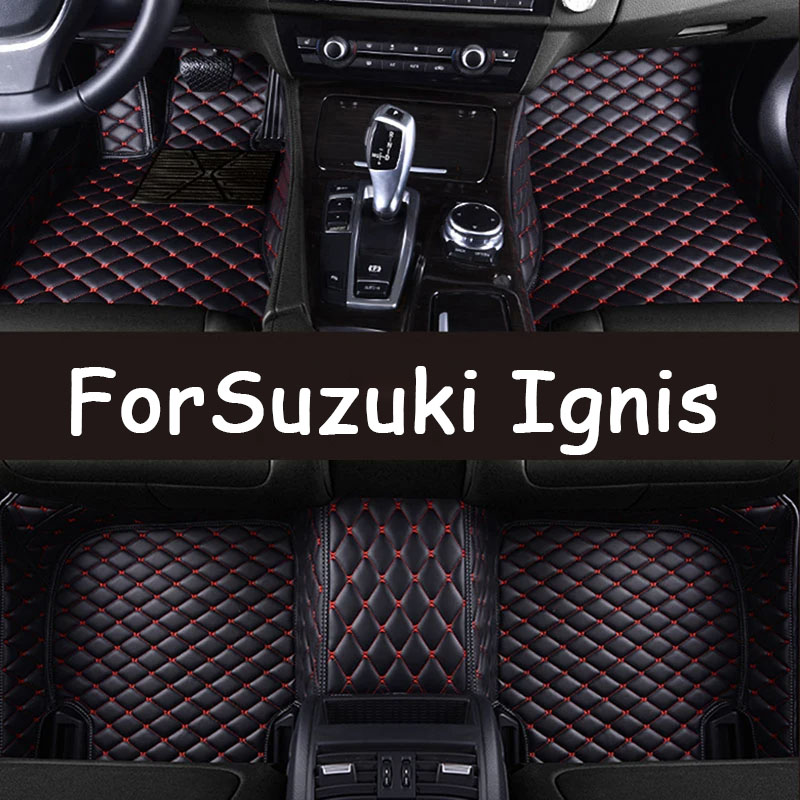 Car Mats For Suzuki Ignis MF 2020 2021 2022 2023 Auto Leather Floor Mat Durable Rugs Carpets Pads Car Accessories Interior Parts
