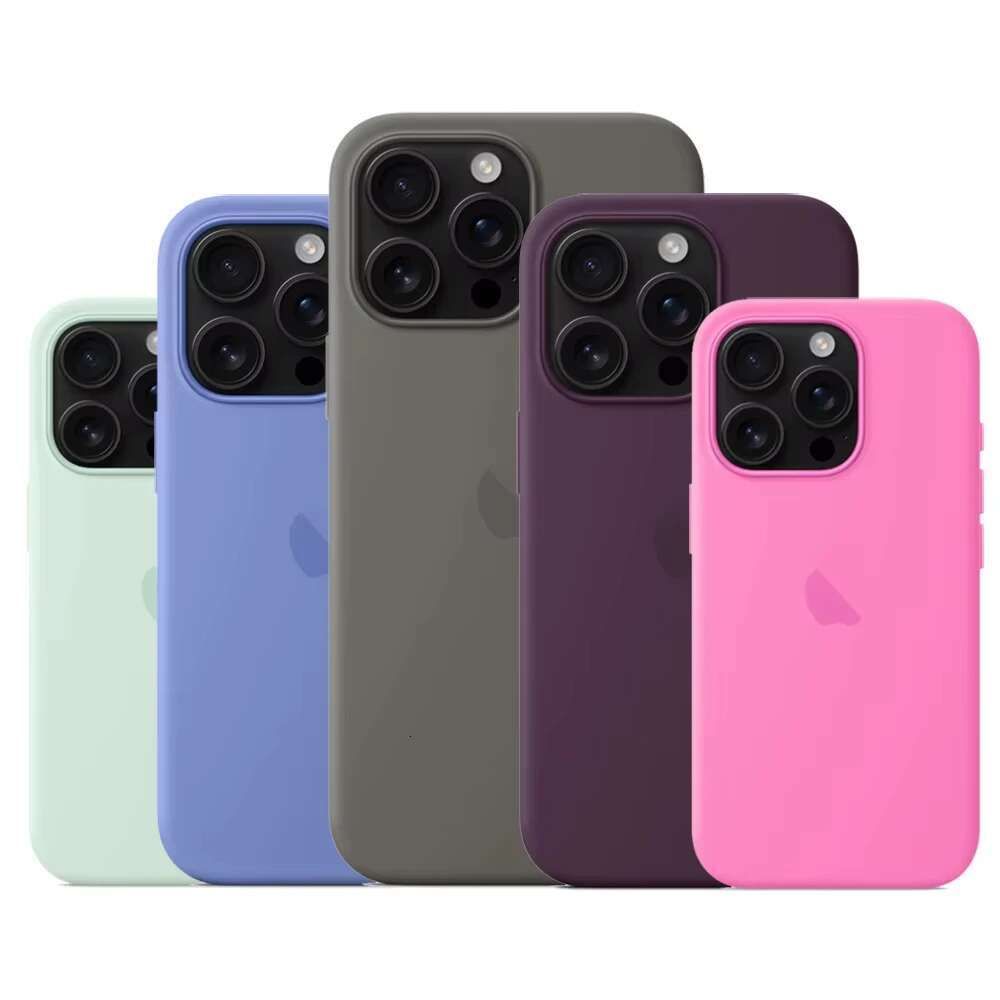 Original Magsafe Liquid Silicone Magnetic For Iphone 15 Pro Max 16 Plus Case Wireless Charging Drop Protect Cover