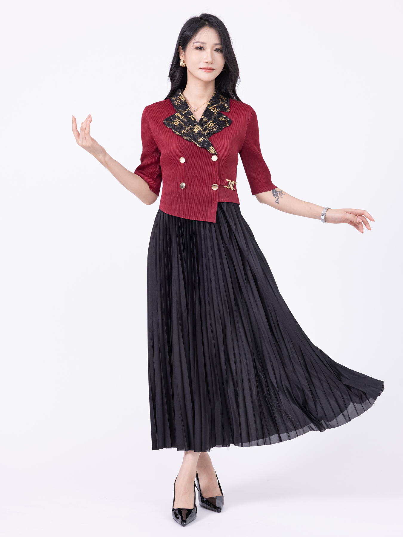 Women's Dresses Stylish Casual Daywear Dress Collection for Ladies Two pleated fake dresses ZR002