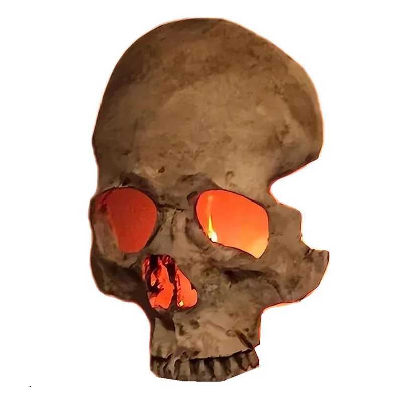 1 PCS Halloween Skull Night Light Horror Lamp Gothic Skull Night Lamp Skeleton Lamp Plug Into Wall Decorative Gothic US Plug-N37 XJ250804