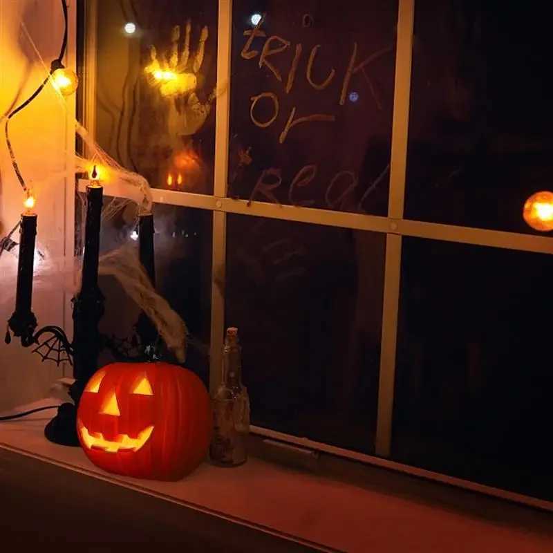 1PCS Decorative Pumpkin Halloween Props Lantern Decor Pumpkin Decoration Pumpkin Light Outdoor Halloween Decorations XJ250804