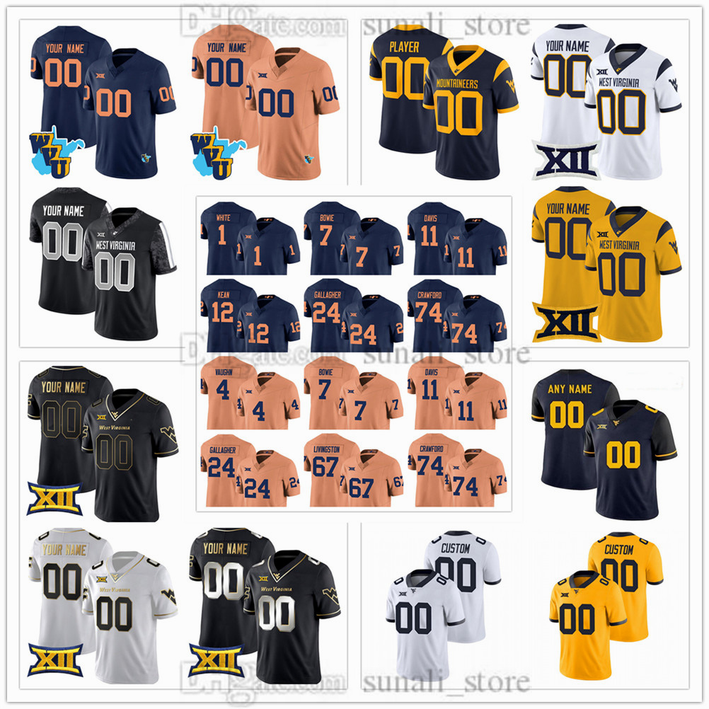 Men's College Football Jerseys 8 Nicco Marchiol 6 Garrett Greene 1 Jahiem White 13 Jaylen Henderson 4 Cam Vaughn 5 Jaden Bray 7 Jarod Bowie 22 Knighton 11 Davis Stitched