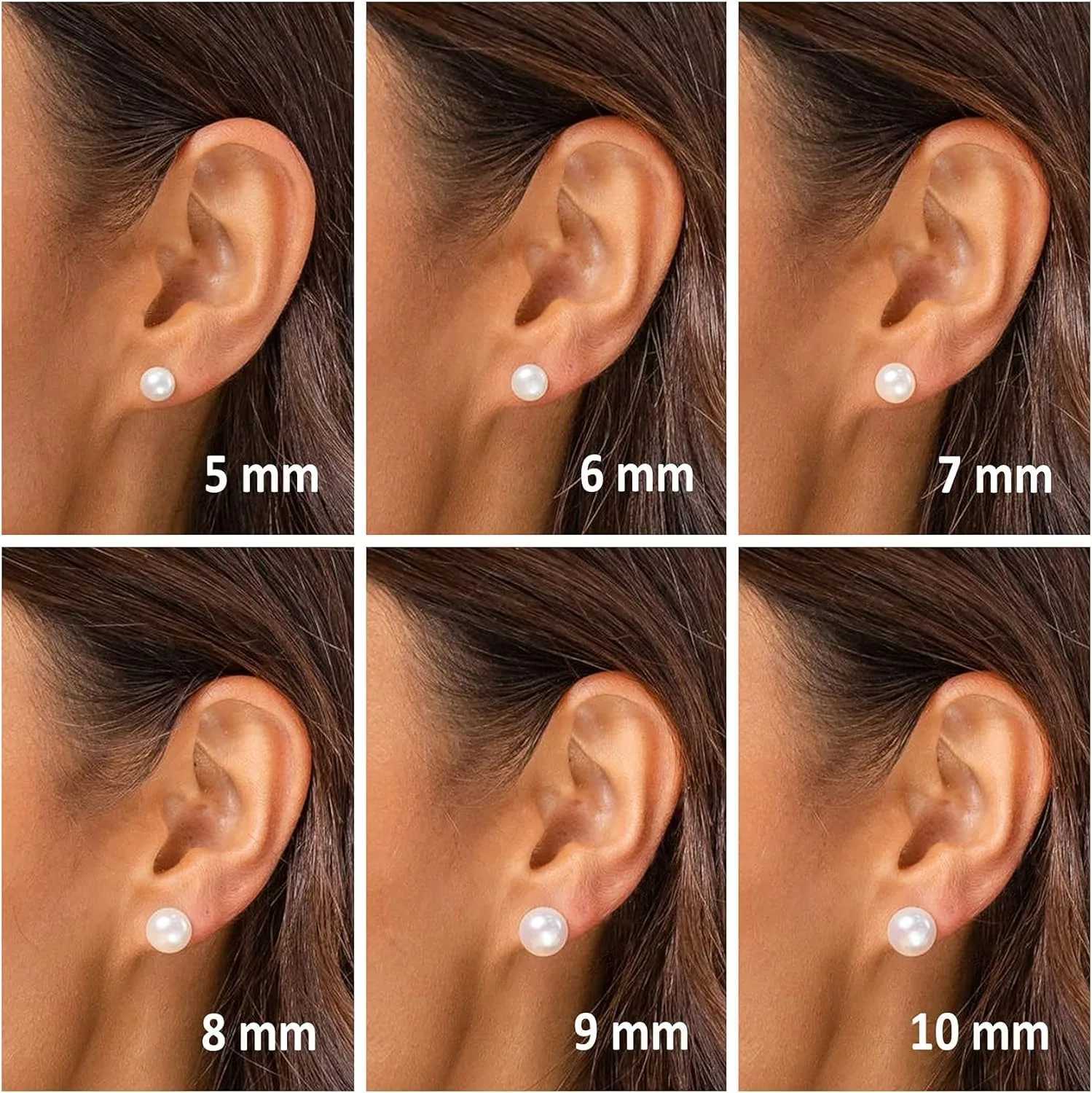925 Silver Plated 14K Gold Plated AAA+ Quality Handpicked Freshwater Cultured Stud Pearl Earrings for Women Real Pearl Gift Y250804
