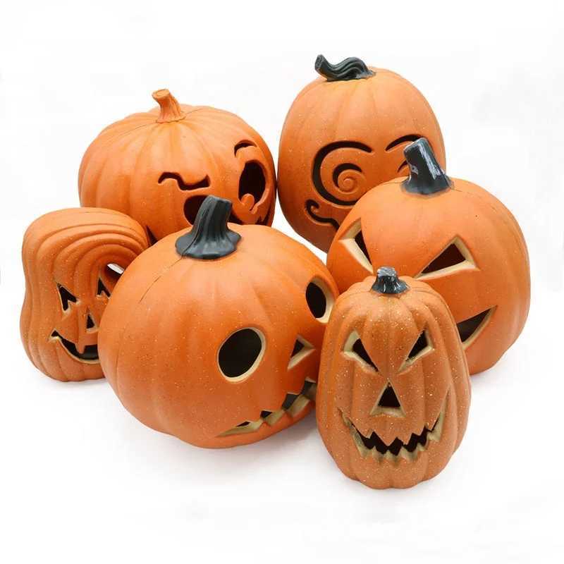 Jack-o-lantern LED Party Decorations Halloween Scene Layout Decoration Luminous Small Halloween Ornaments Pumpkin Lantern XJ250804