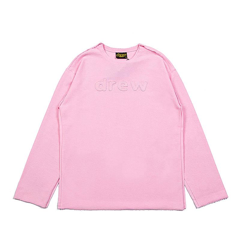 Drew House New Style Hot Sale Mens Clothing T shirt men's and women's Trendy and best-selling new long-sleeved